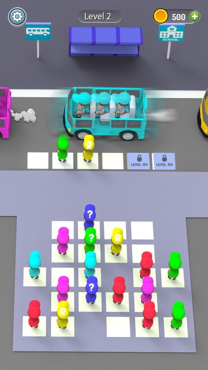 School Bus Jam - Sorting Games