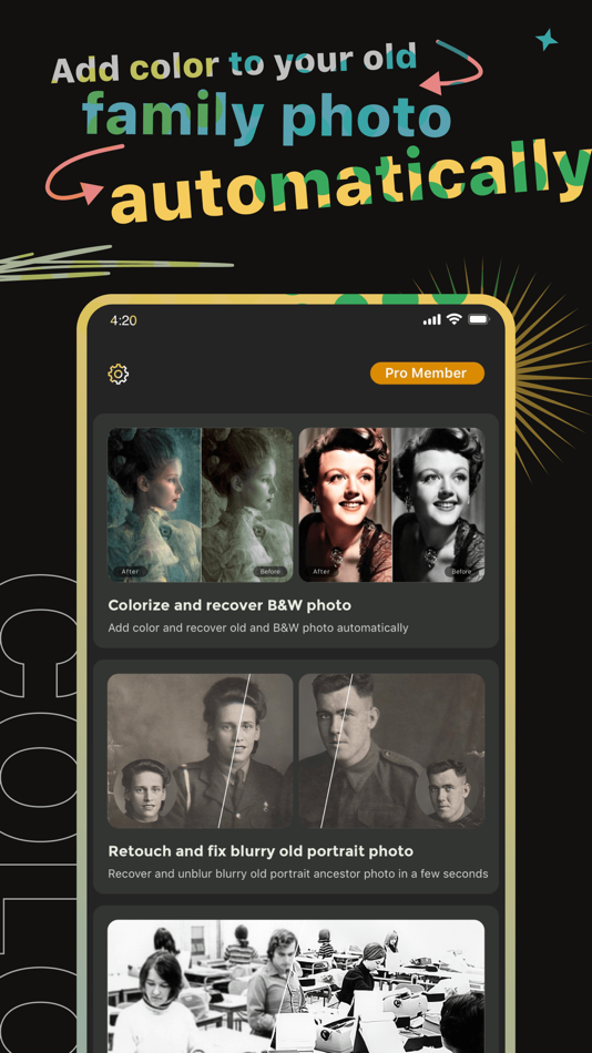 Colorize: Color to B&W Photo - 3.1.0 - (iOS)