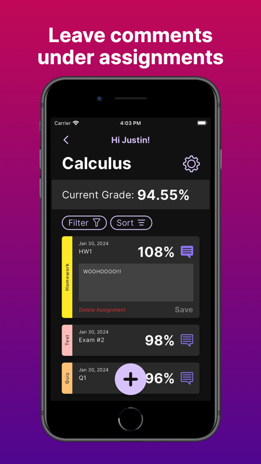 #5. Grade-Hound (iOS) 由: Justin Huang