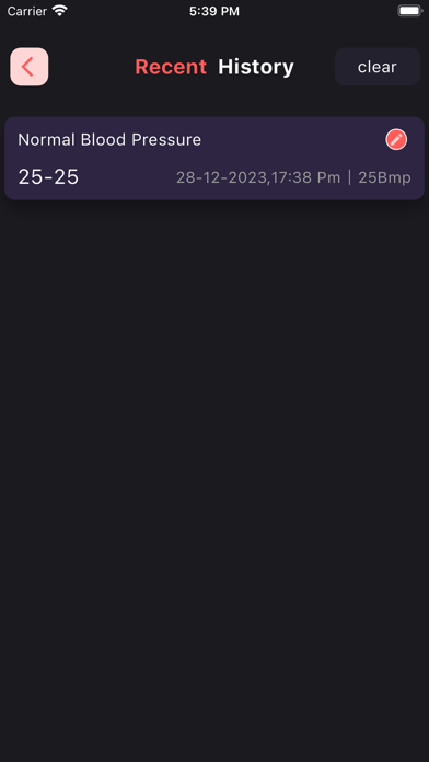 CardioCare: BP Tracker Screenshot