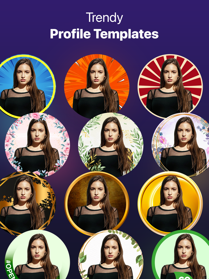 Profile AI PFP Maker Borders