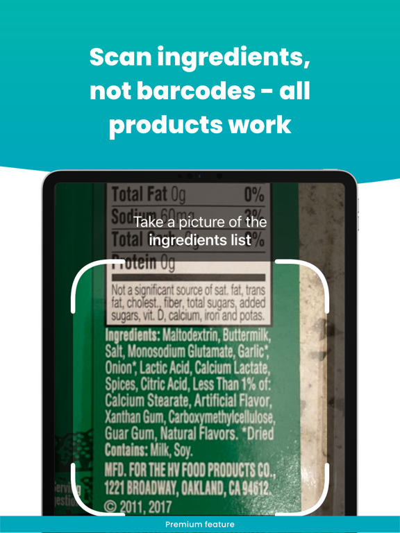 Vegan Scanner - WhatsVegan iPad screenshot 4 - Lifestyle app