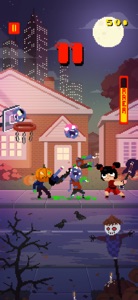 Basketball vs Zombies screenshot #2 for iPhone