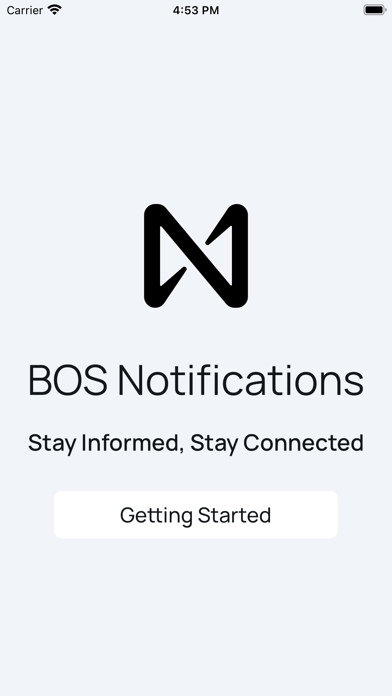 BOS Notifications Screenshot
