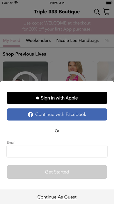 Triple 333 Boutique Screenshot
