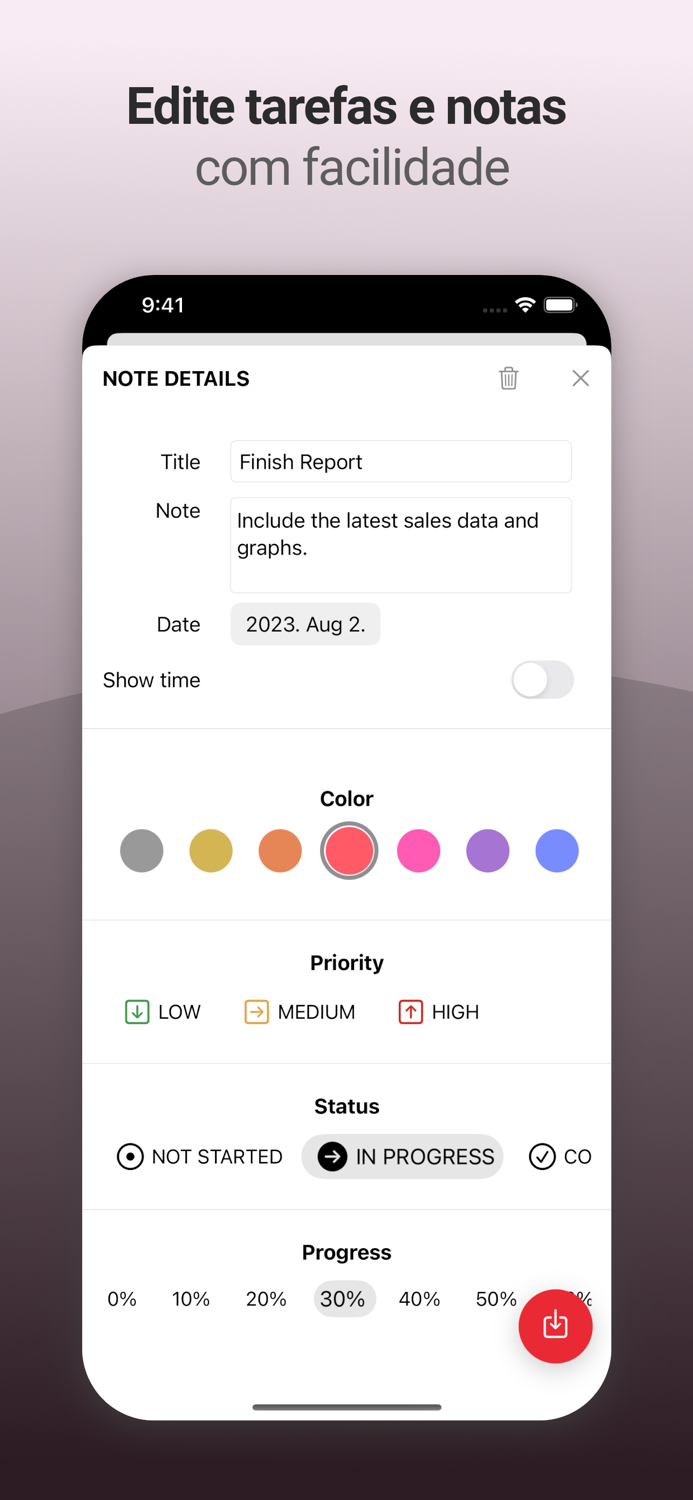Calendário Semanal Tarefas