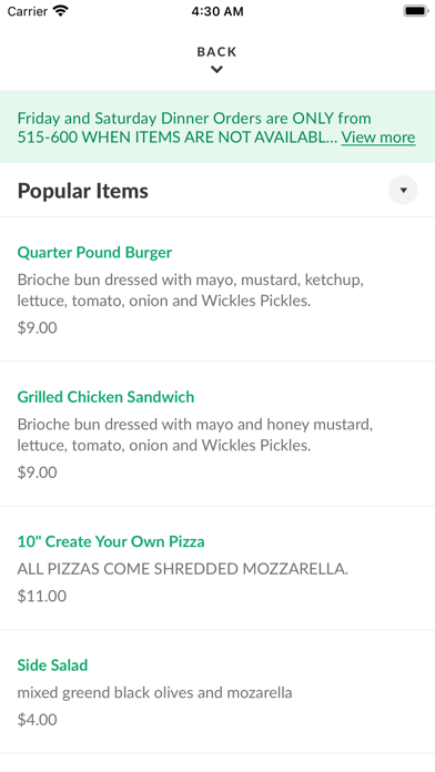 Alabama Grill Screenshot