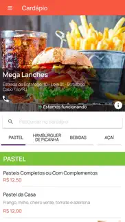 mega lanches botafogo iphone screenshot 1