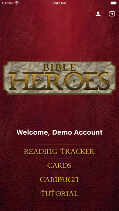 Bible Heroes Trading Card Game Screenshot