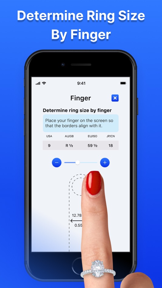 #3. Ring Sizer: AR Ruler & Table (iOS) By: Tolganai Askarova