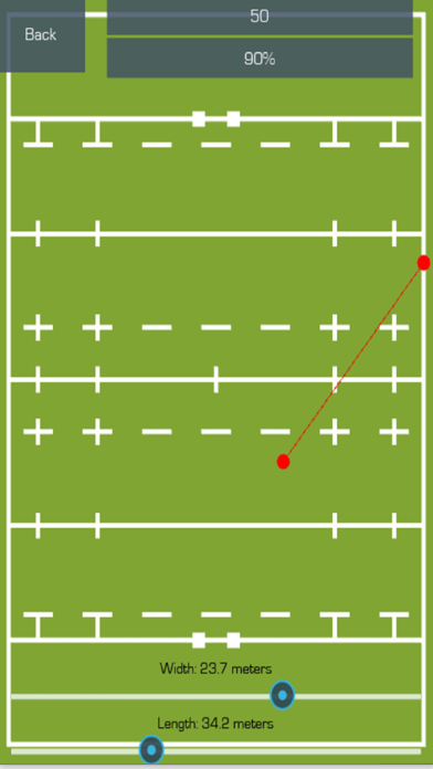Rugby Kicking Caddy Screenshot