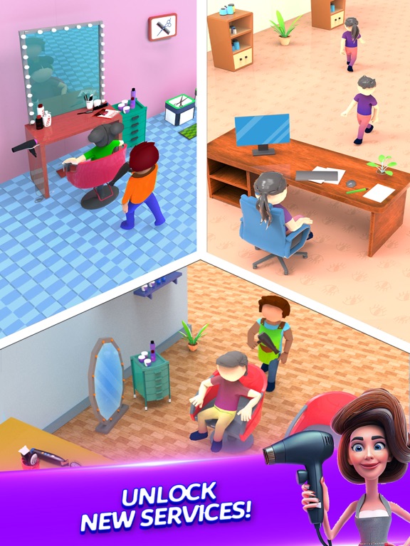 Screenshot #5 pour Idle Barber Shop Game - Tycoon