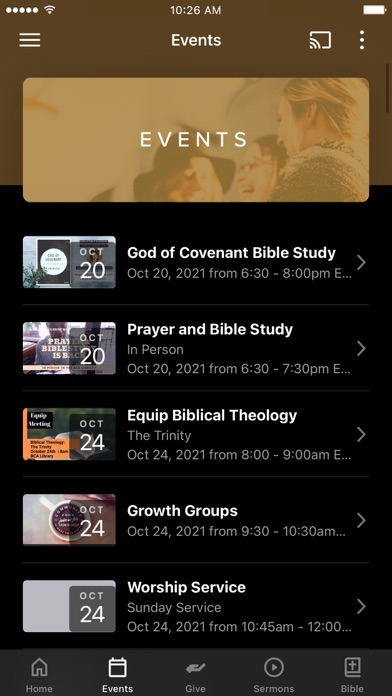 App screenshot