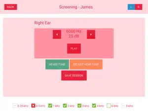 Air-Conduction Audiometer screenshot #6 for iPad