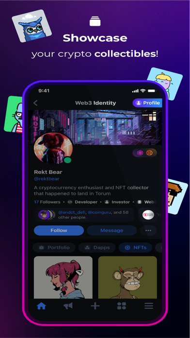 Torum: Your Crypto Social App Screenshot