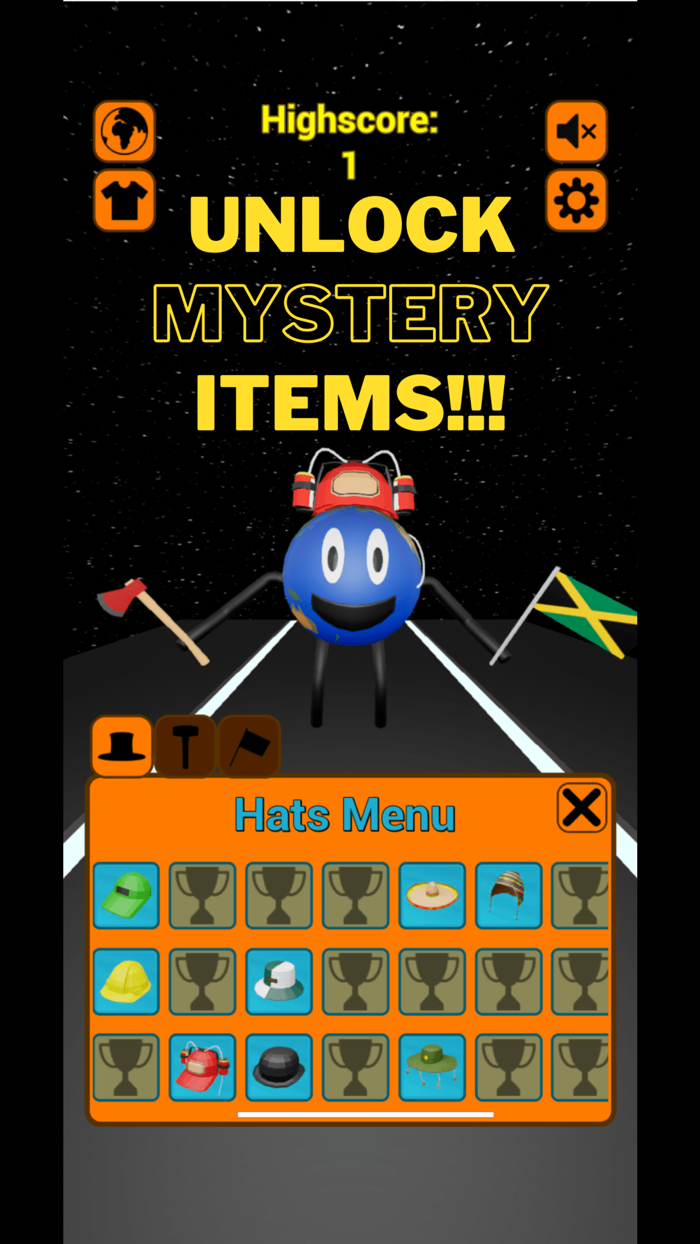 World Runner Flags and Capitals