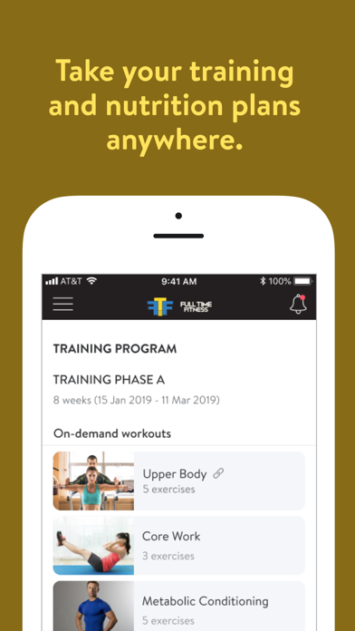 Full Time Fitness Screenshot