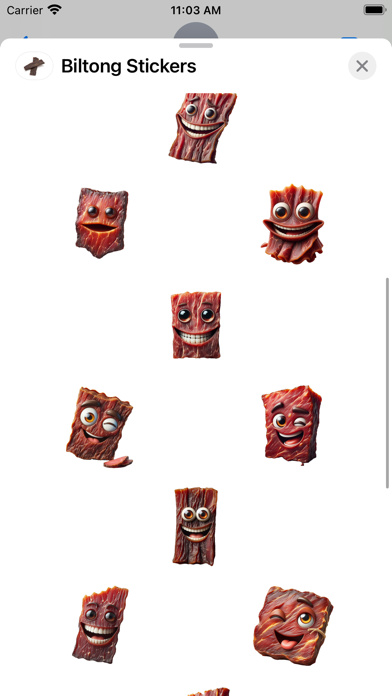 Screenshot #2 pour Biltong Stickers