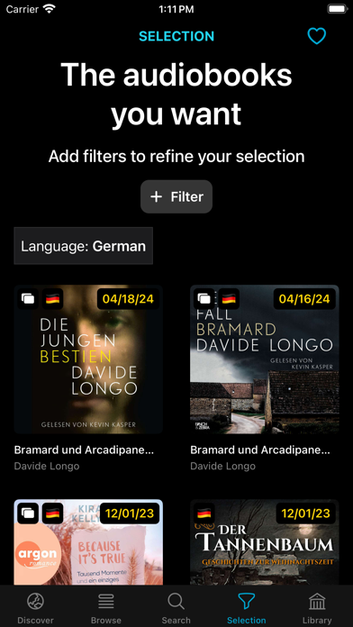 Lismio: Discover Audiobooks Screenshot