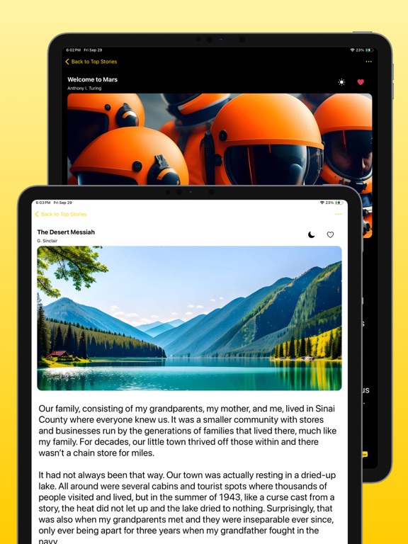 Veloxiity iPad screenshot 3 - Book app