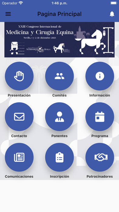 Congreso Equino 2023 Screenshot 1 - AppWisp.com Congreso Equino 2023 Screenshot 1 - AppWisp.com