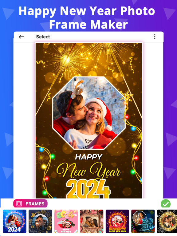 Screenshot #4 pour New Year Photo Frames - 2024