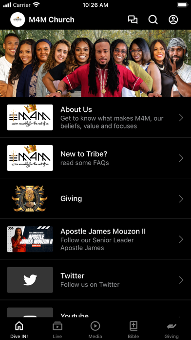 Ministry 4 Millennials App Screenshot 1 - AppWisp.com