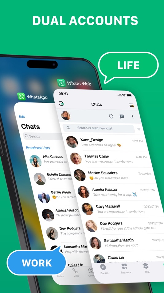 #1. WA Web - Dual Chat (iOS) 由: 碧 郑