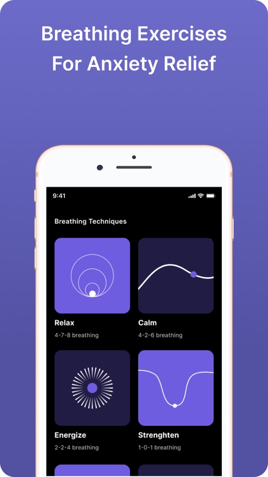 #3. Paced Breathing Exercises App (iOS) Podle: Wonkru