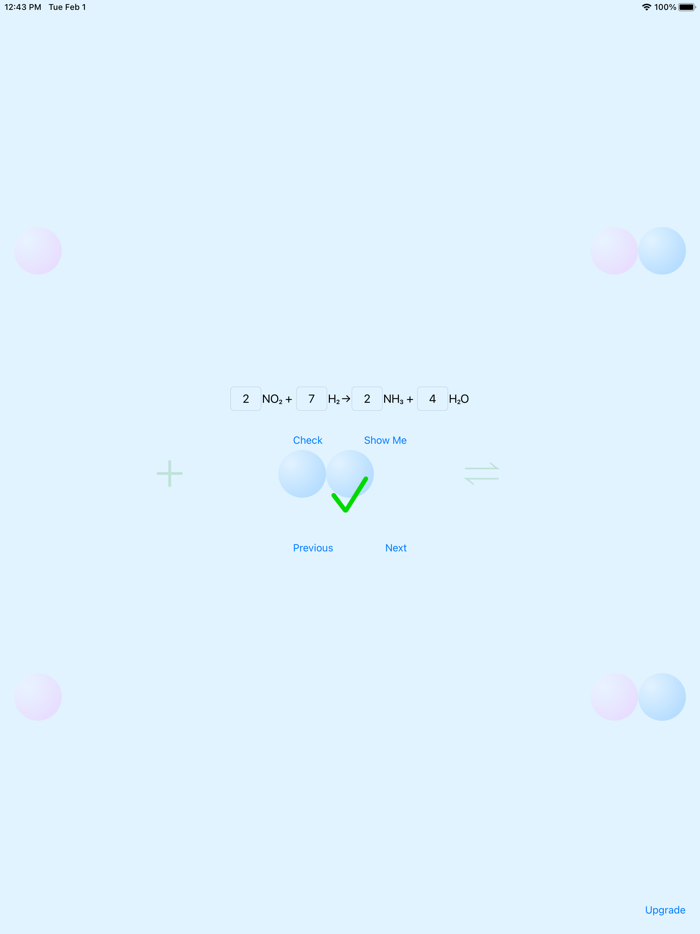 Interactive Equation Balancer