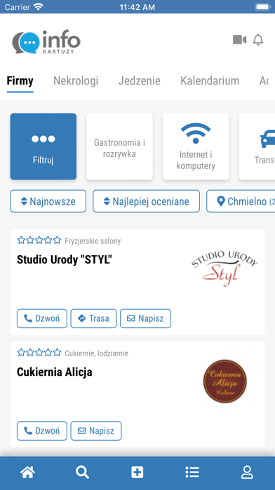 Kartuzy.info Screenshot