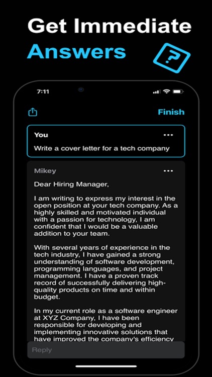 Chat AI Assistant - Watch chat
