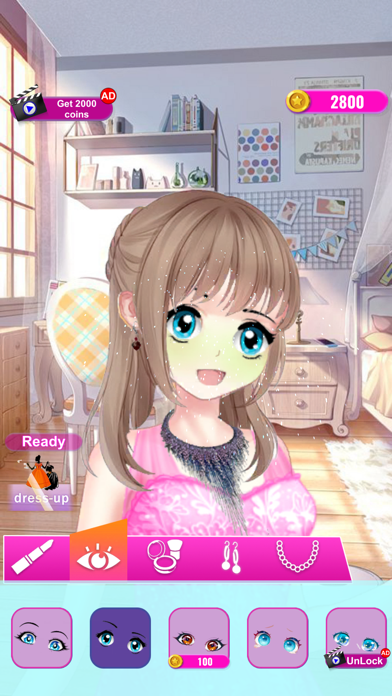 Anime Fashion Princess Makeup Screenshot