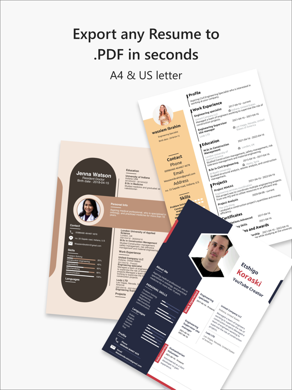 CV Maker & Templates - CVium iPad screenshot 10 - Business app