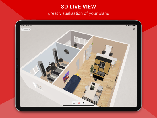 Roomle 3D & AR room planner iPad app afbeelding 4