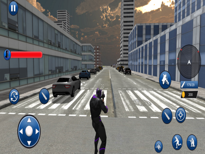 Black Hero Fighting 3D