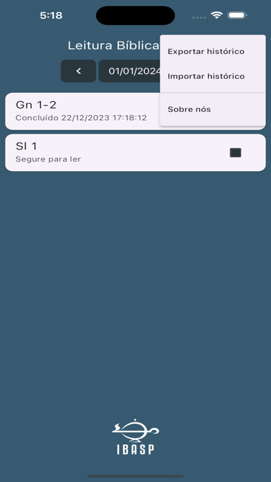Leitura Bíblica IBASP Screenshot