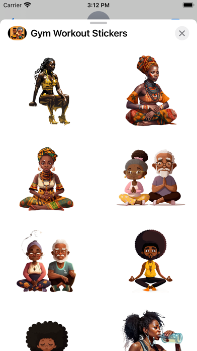 Gym Workout Stickers Screenshot