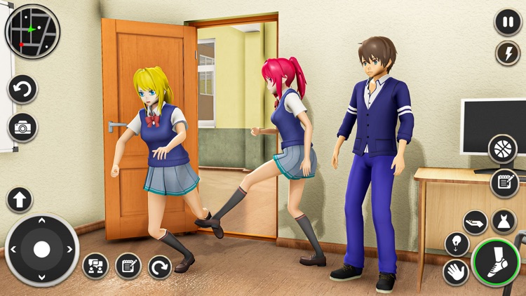 Girls School Life Anime Game screenshot-3