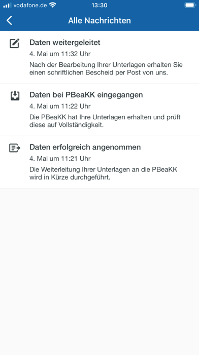 PBeaKK EinreichungsApp Screenshot