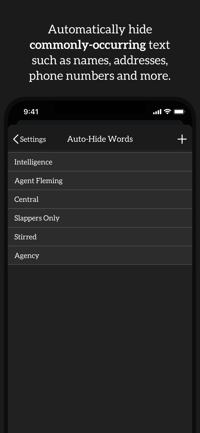 Black Highlighter Censor Text