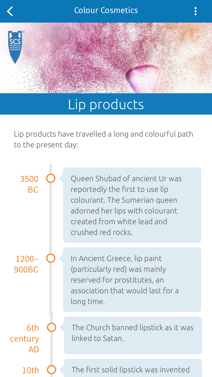 SCS Cosmetic Learning