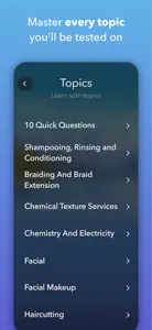 Cosmetology State Board Exams screenshot #2 for iPhone