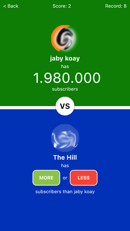 #6. Who Has More Subscribers (iOS) Podle: Luiz Santos