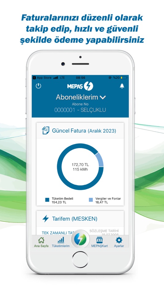 #3. MEPAŞ (iOS) 由: Meram Elektrik Perakende Satış A.Ş.