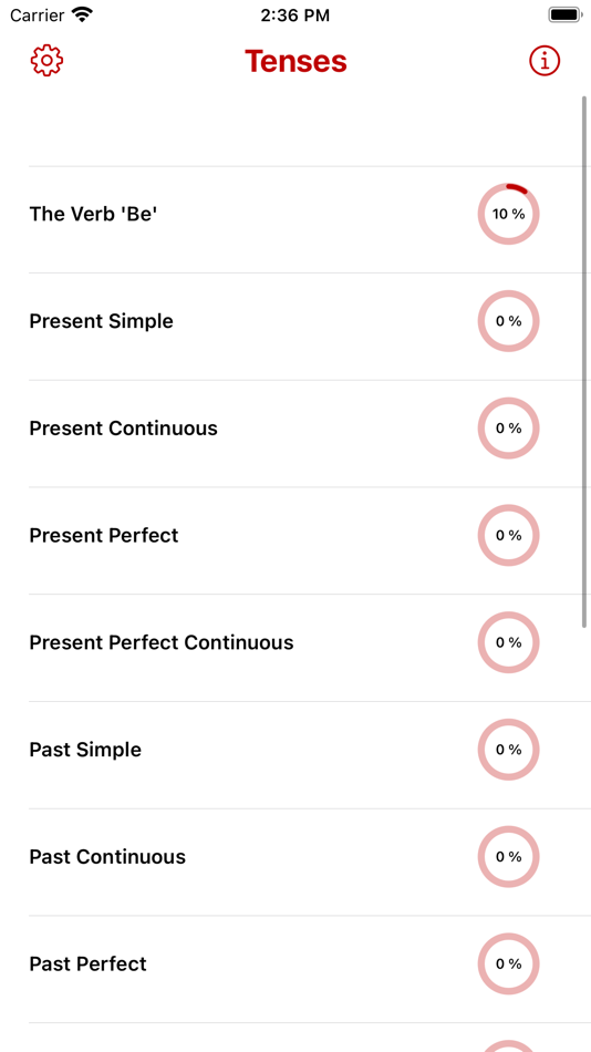 Grammar Express: Tenses - 6 - (iOS)