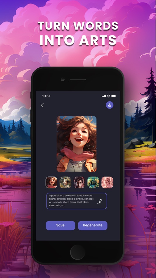 #4. Ai art app - Ai Anime Maker (iOS) 由: AGM Shahriar