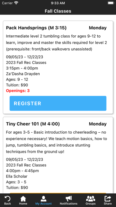 Pack Athletics Screenshot