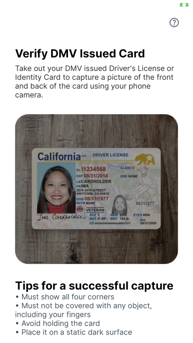 CA DMV Wallet Screenshot