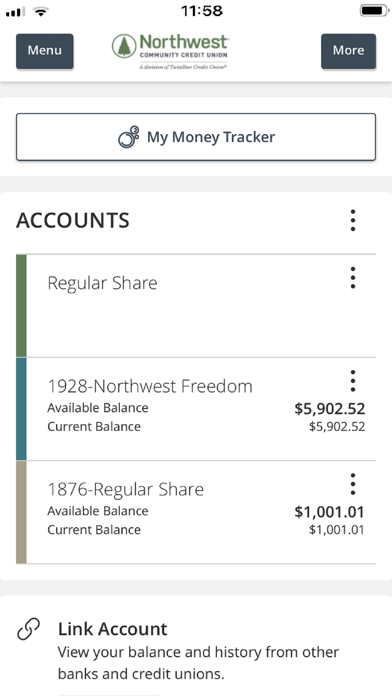 Northwest Community eBanking Screenshot